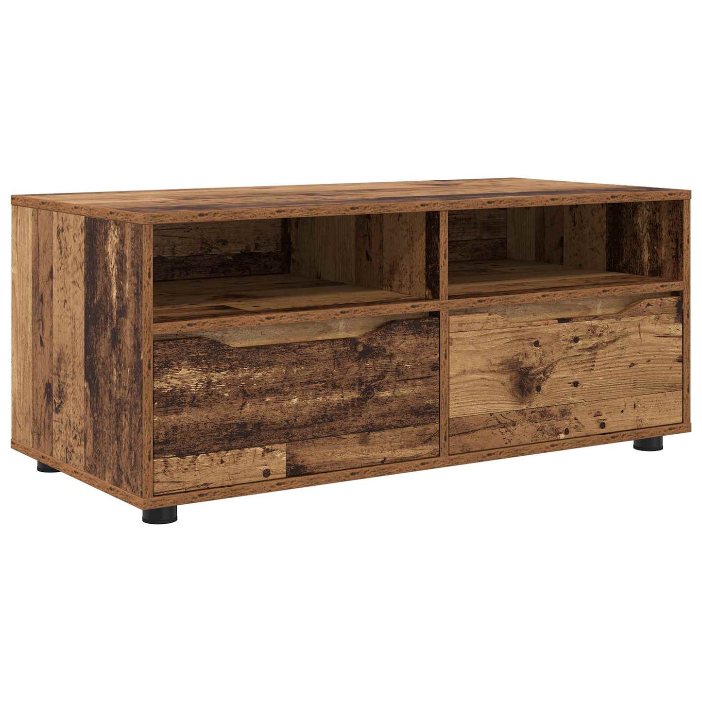 TV-skab 100 x 48 x 43 cm Gammelt træ Konstrueret træ