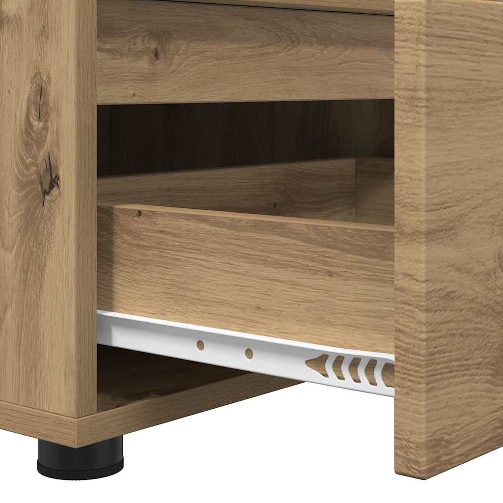 TV-skab 100 x 48 x 43 cm Artisan Egetræ Konstrueret træ