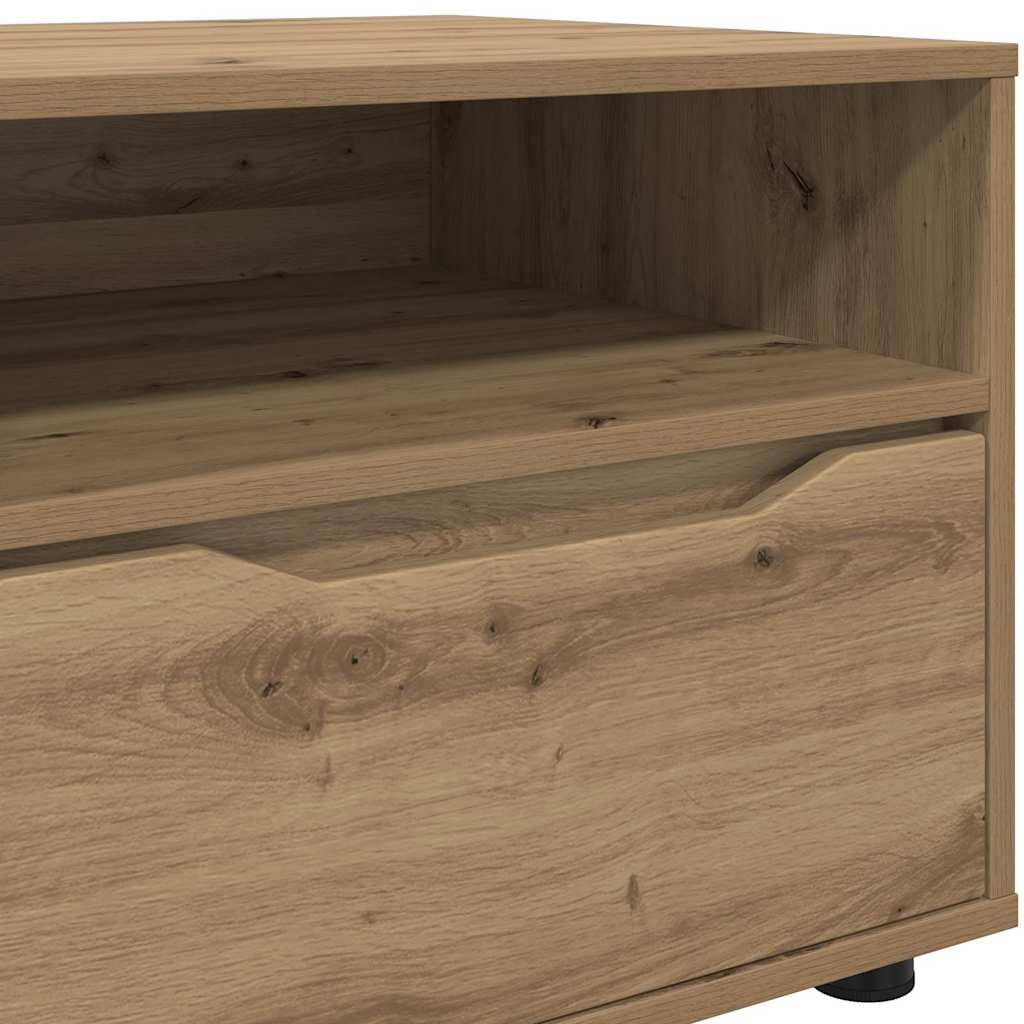 TV-skab 100 x 48 x 43 cm Artisan Egetræ Konstrueret træ