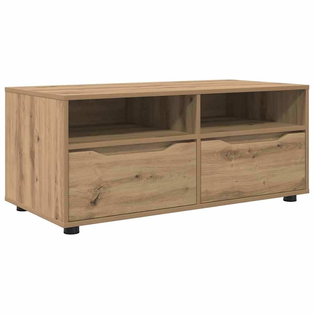 TV-skab 100 x 48 x 43 cm Artisan Egetræ Konstrueret træ