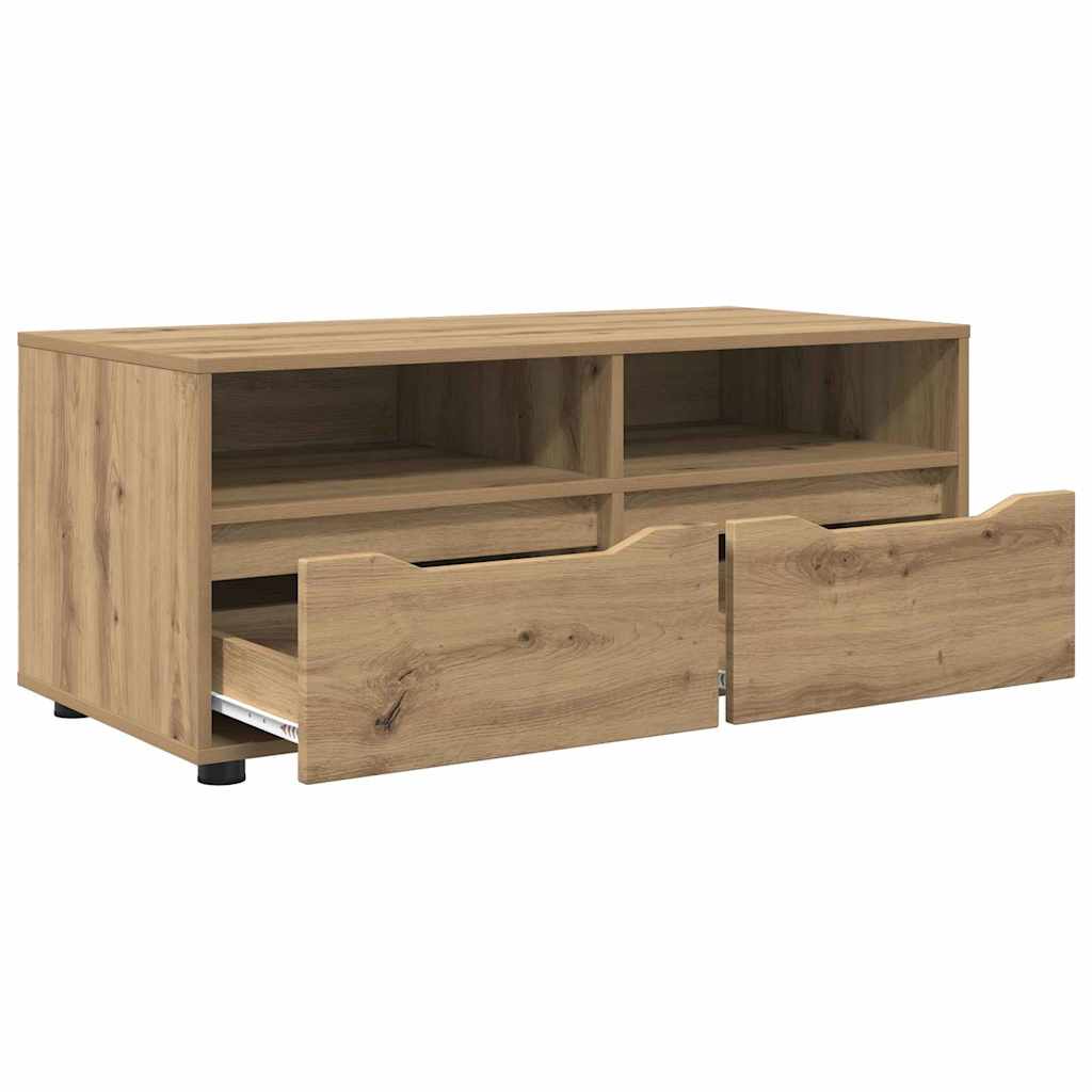 TV-skab 100 x 48 x 43 cm Artisan Egetræ Konstrueret træ