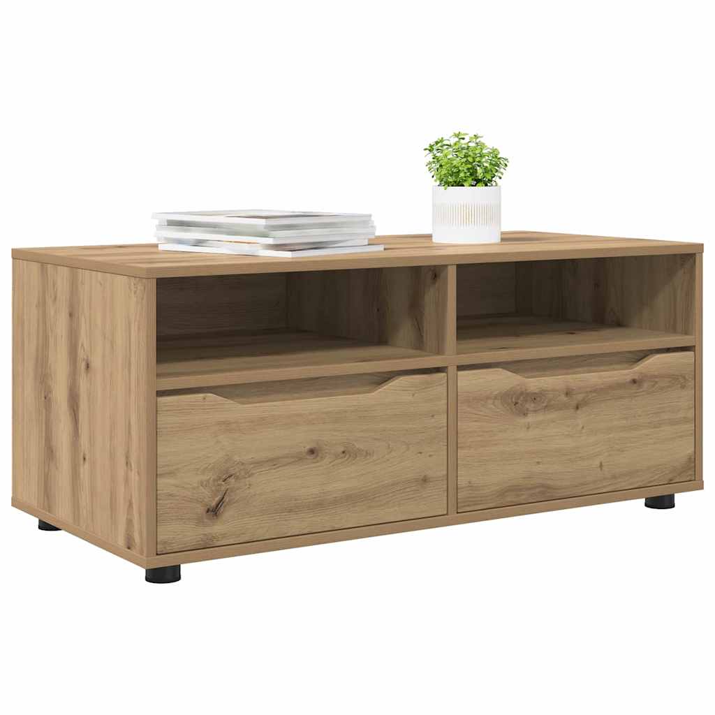 TV-skab 100 x 48 x 43 cm Artisan Egetræ Konstrueret træ