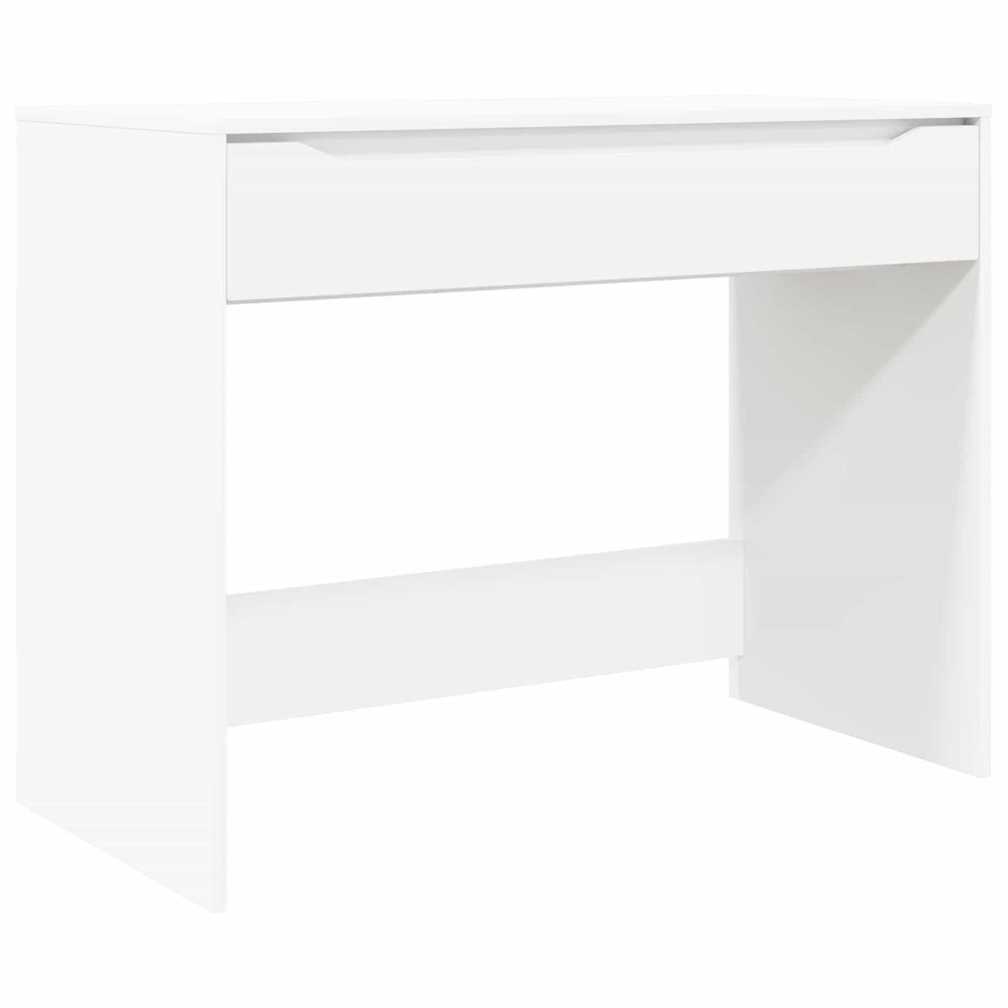 Bord med skuffe Hvid 100 x 50 x 78 cm Konstrueret træ