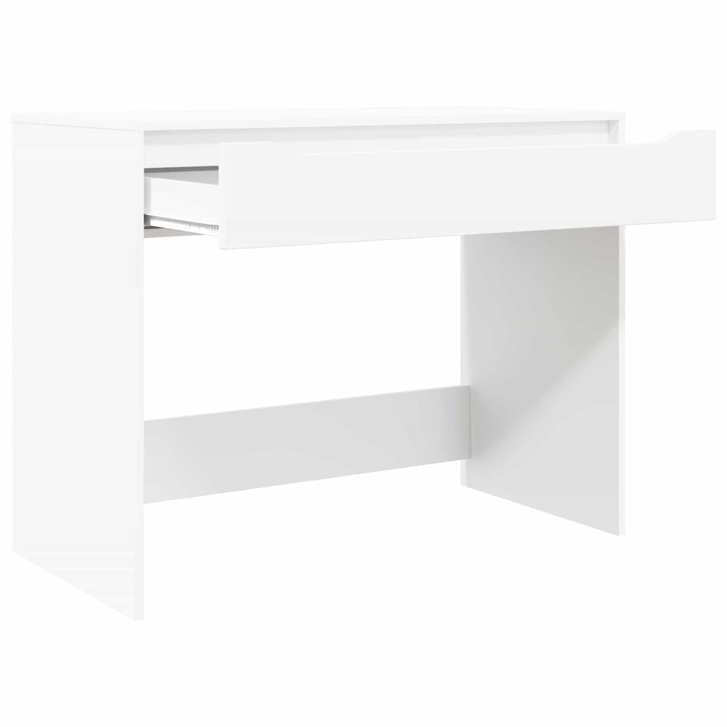 Bord med skuffe Hvid 100 x 50 x 78 cm Konstrueret træ