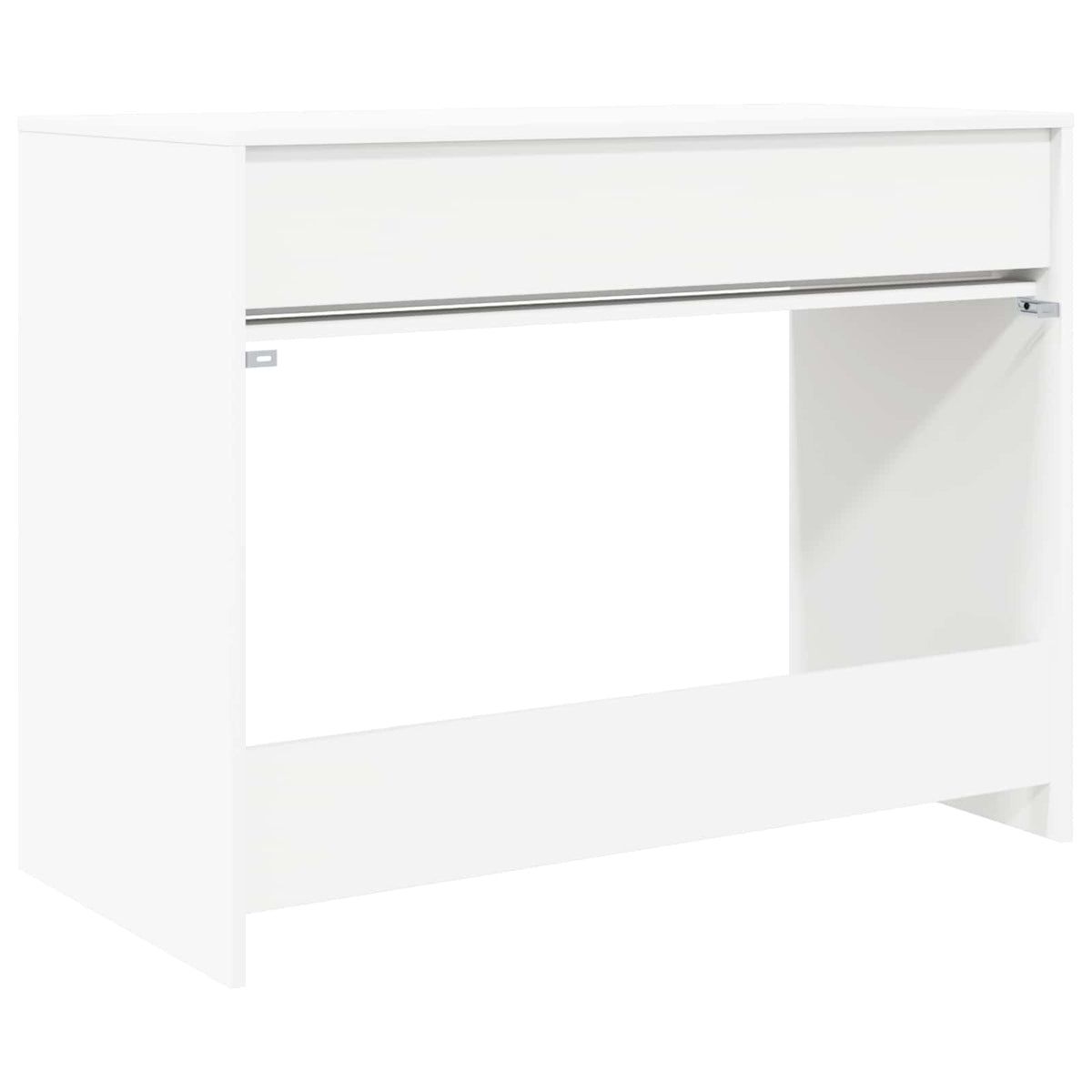 Bord med skuffe Hvid 100 x 50 x 78 cm Konstrueret træ
