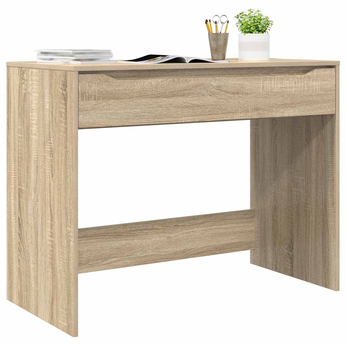 Bord med skuffe Sonoma eg 100 x 50 x 78 cm Konstrueret træ