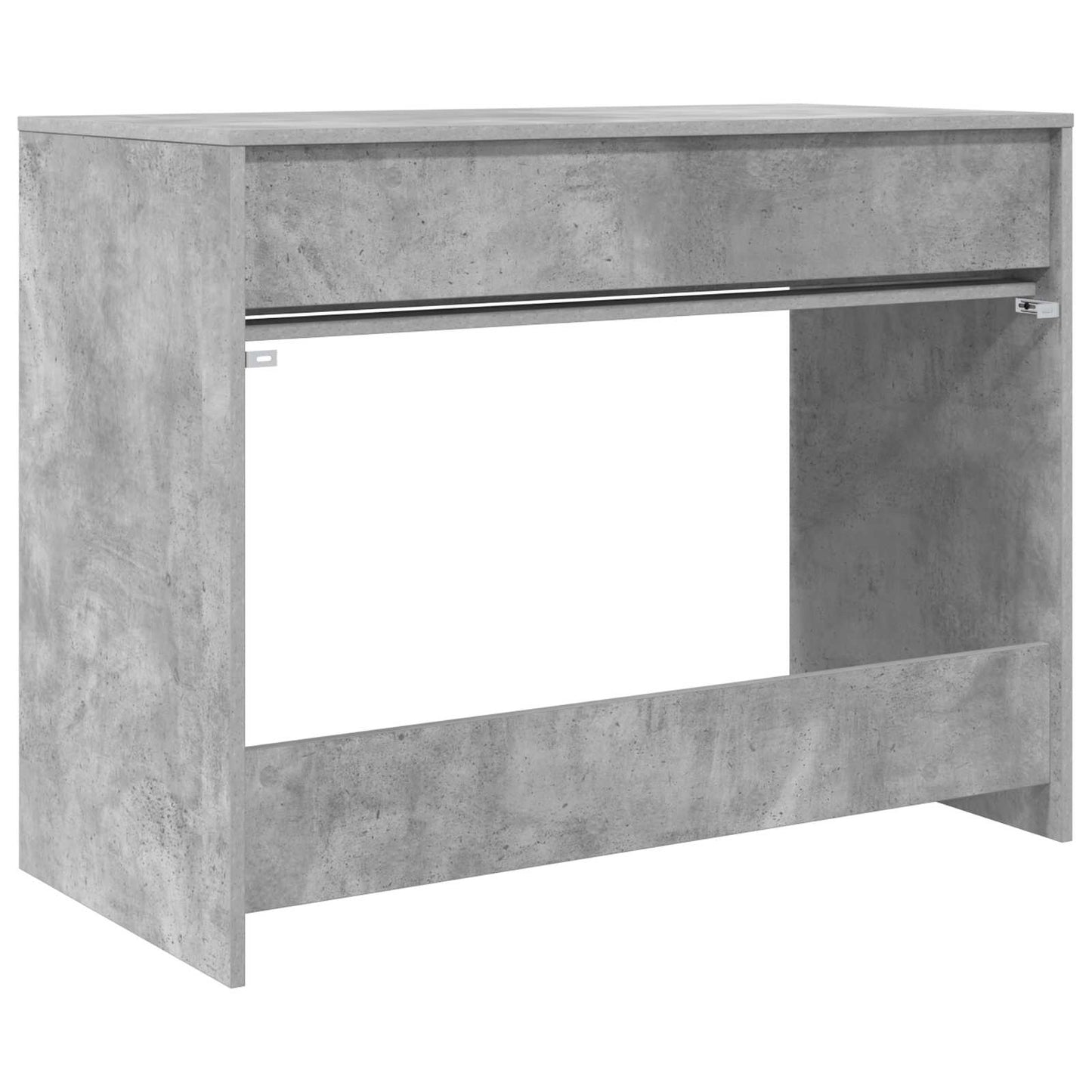 Bord med skuffe BetonGrå 100 x 50 x 78 cm Konstrueret træ