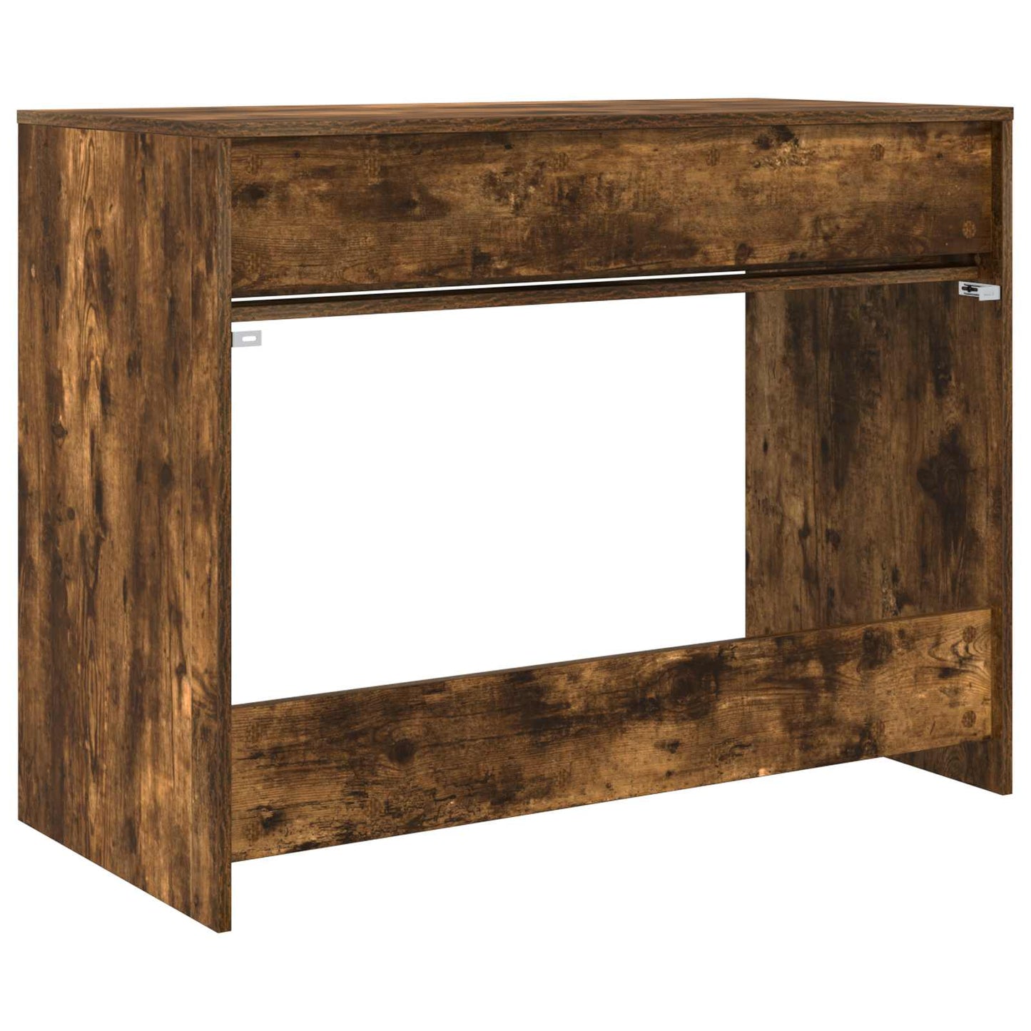 Skrivebord med skuffe Røget Eg 100 x 50 x 78 cm Konstrueret træ