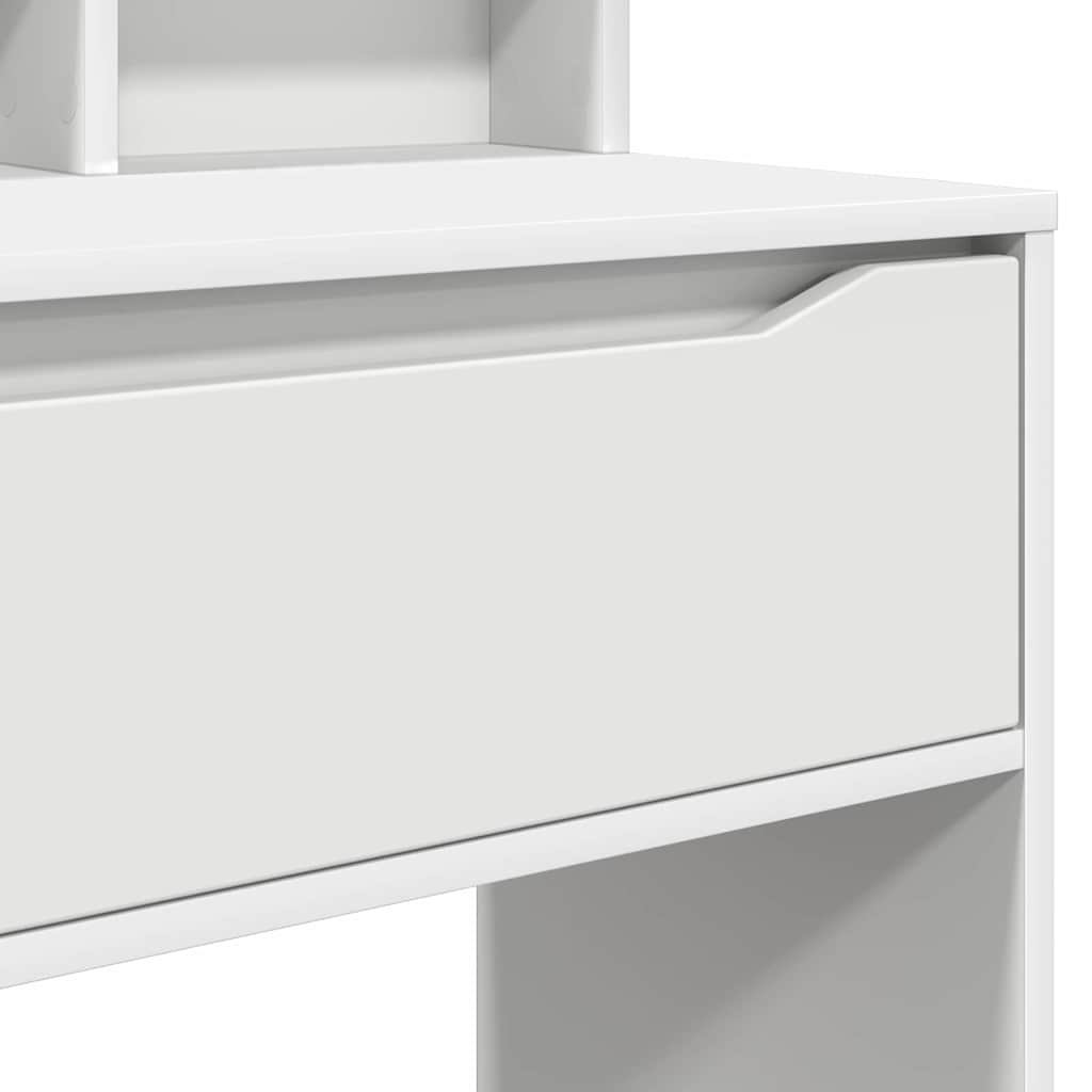 Soveværelsessminkeborde Hvid 80 x 39,5 x 135 cm Konstrueret træ