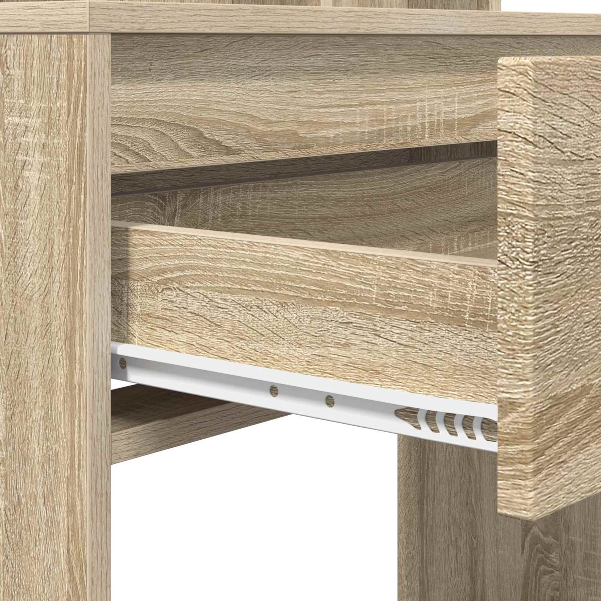 Soveværelsessminkeborde Sonoma-eg 80 x 39,5 x 135 cm