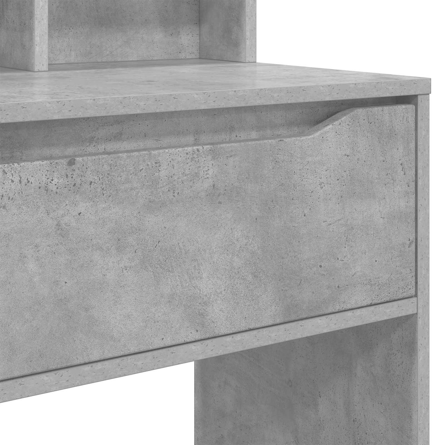 Soveværelsessminkeborde Beton Grå 80 x 39,6 x 135 cm
