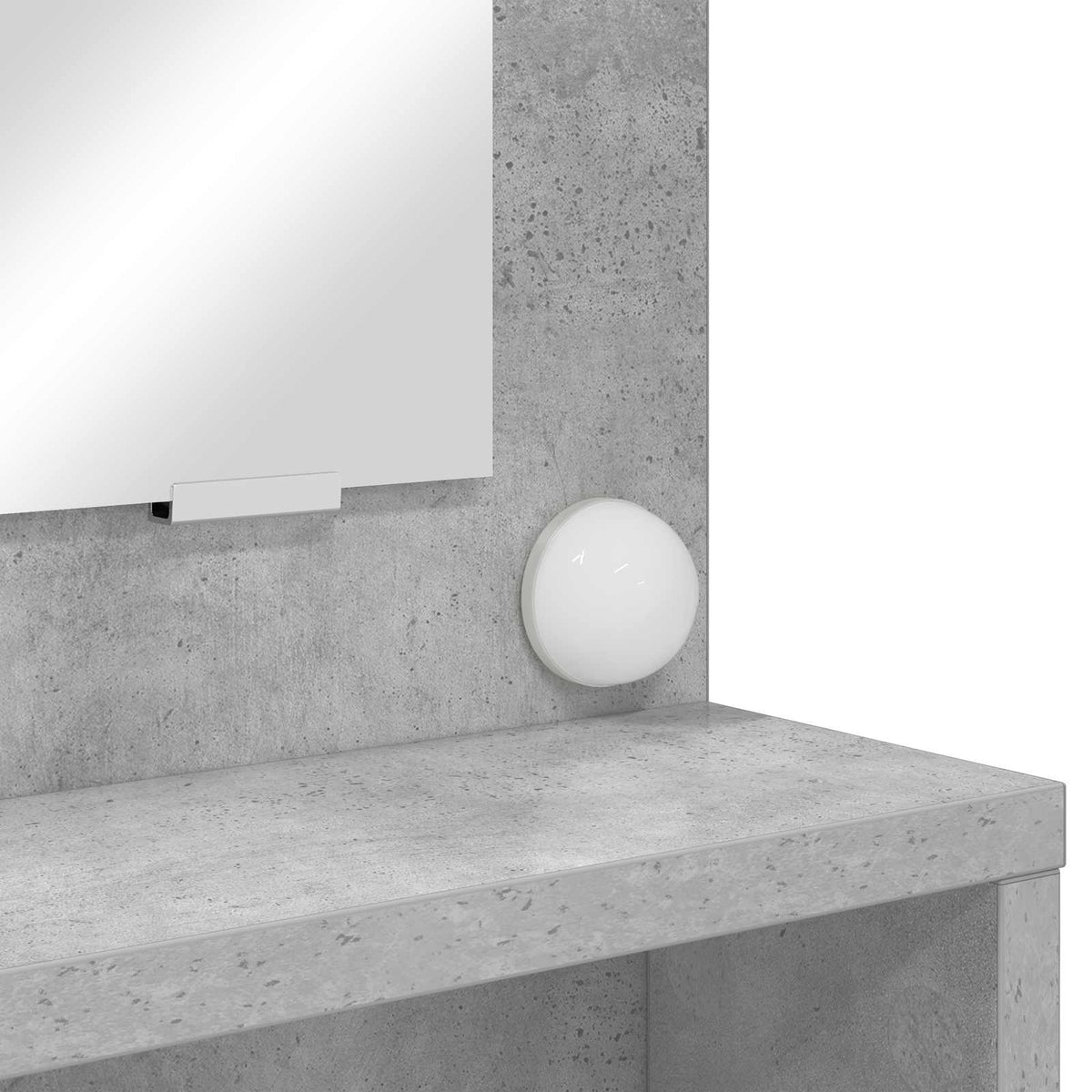 Soveværelsessminkeborde Beton Grå 80 x 39,6 x 135 cm