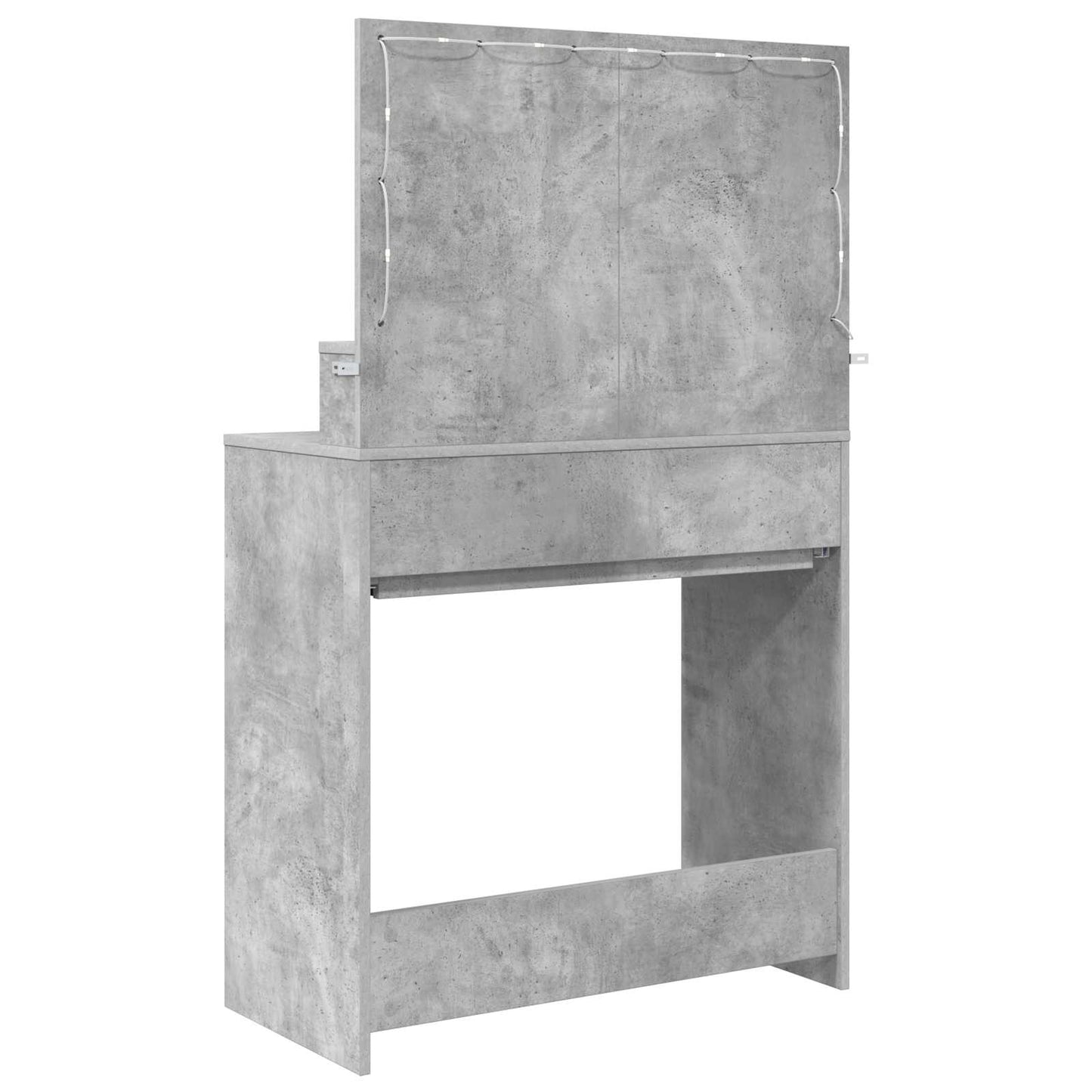 Soveværelsessminkeborde Beton Grå 80 x 39,6 x 135 cm