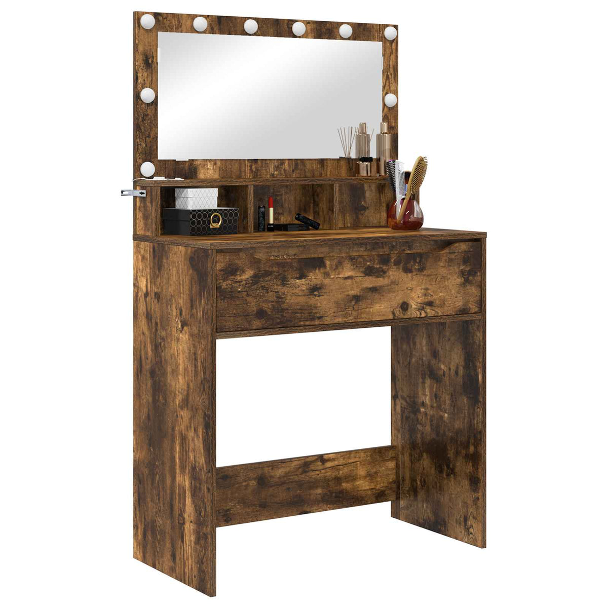 Soveværelsessminkeborde Røget eg 80 x 39,5 x 135 cm