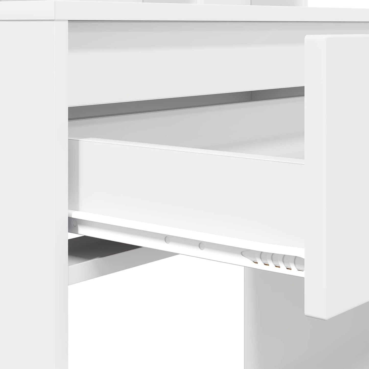 Soveværelsessminkeborde Hvid 80 x 39,6 x 135 cm Konstrueret træ