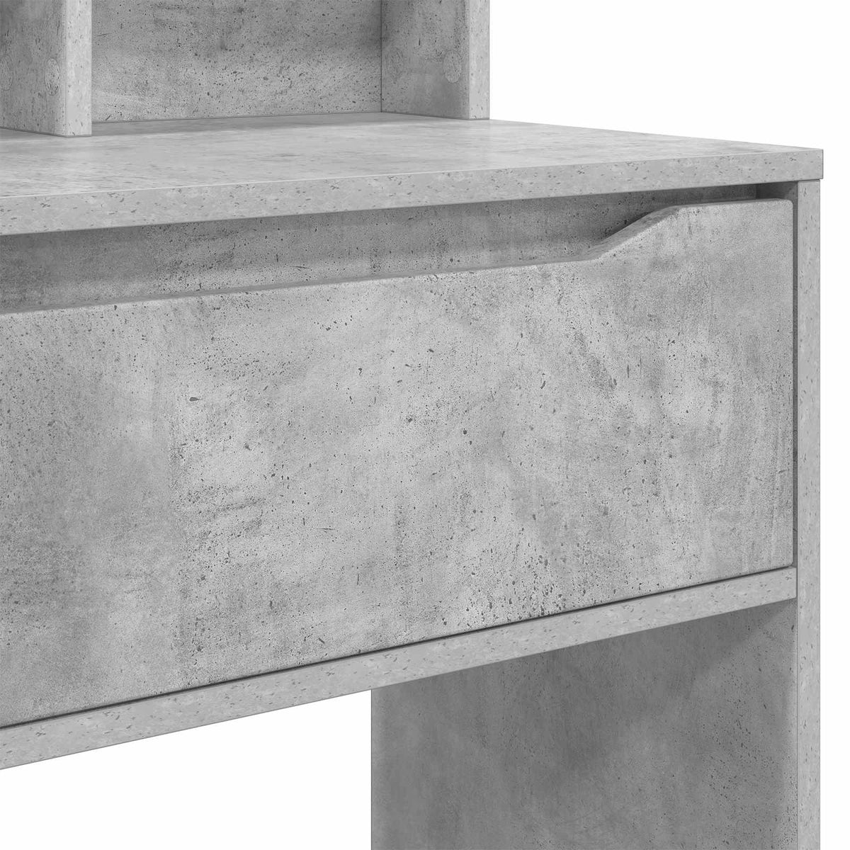 Soveværelsessminkeborde Beton Grå 80 x 39,6 x 135 cm