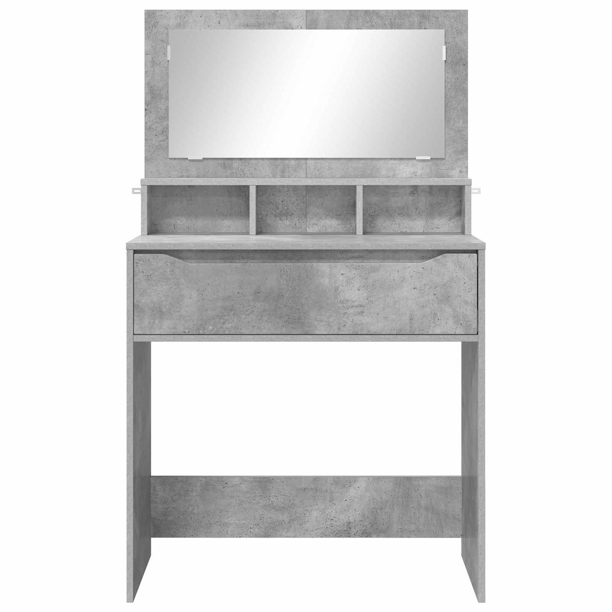 Soveværelsessminkeborde Beton Grå 80 x 39,6 x 135 cm