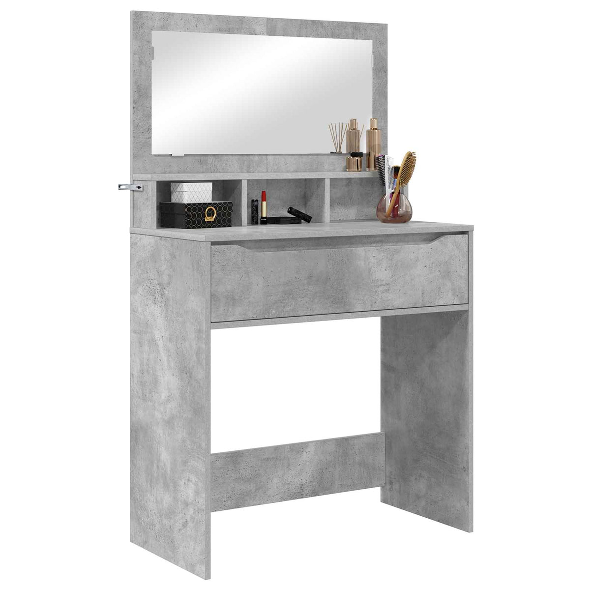 Soveværelsessminkeborde Beton Grå 80 x 39,6 x 135 cm