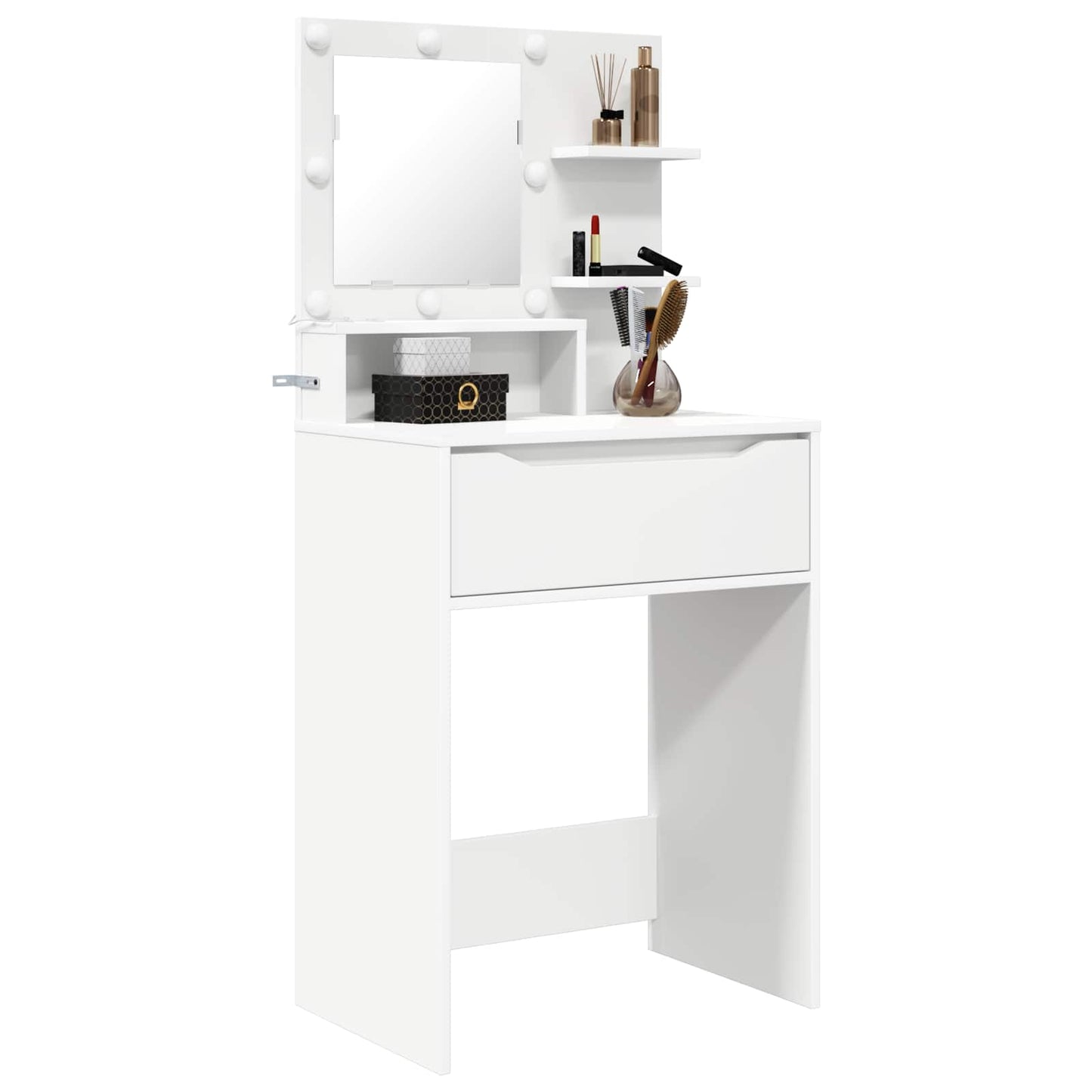 Soveværelsessminkeborde Hvid 60 x 39,5 x 135 cm Konstrueret træ