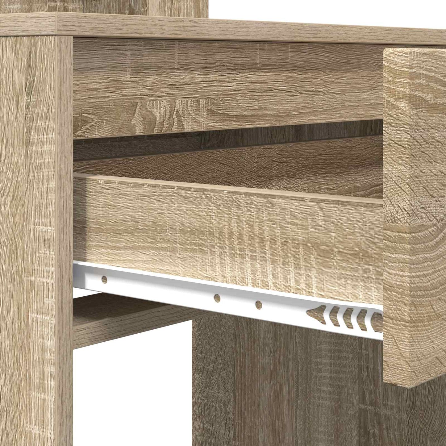 Soveværelsessminkeborde Sonoma-eg 60 x 39,5 x 135 cm