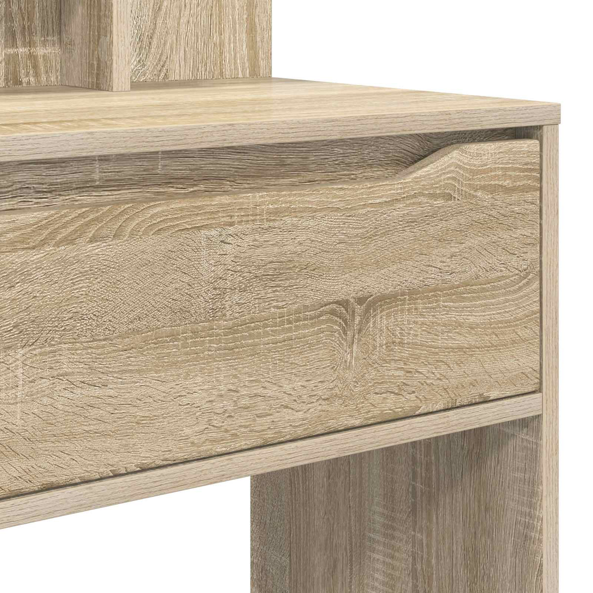 Soveværelsessminkeborde Sonoma-eg 60 x 39,5 x 135 cm