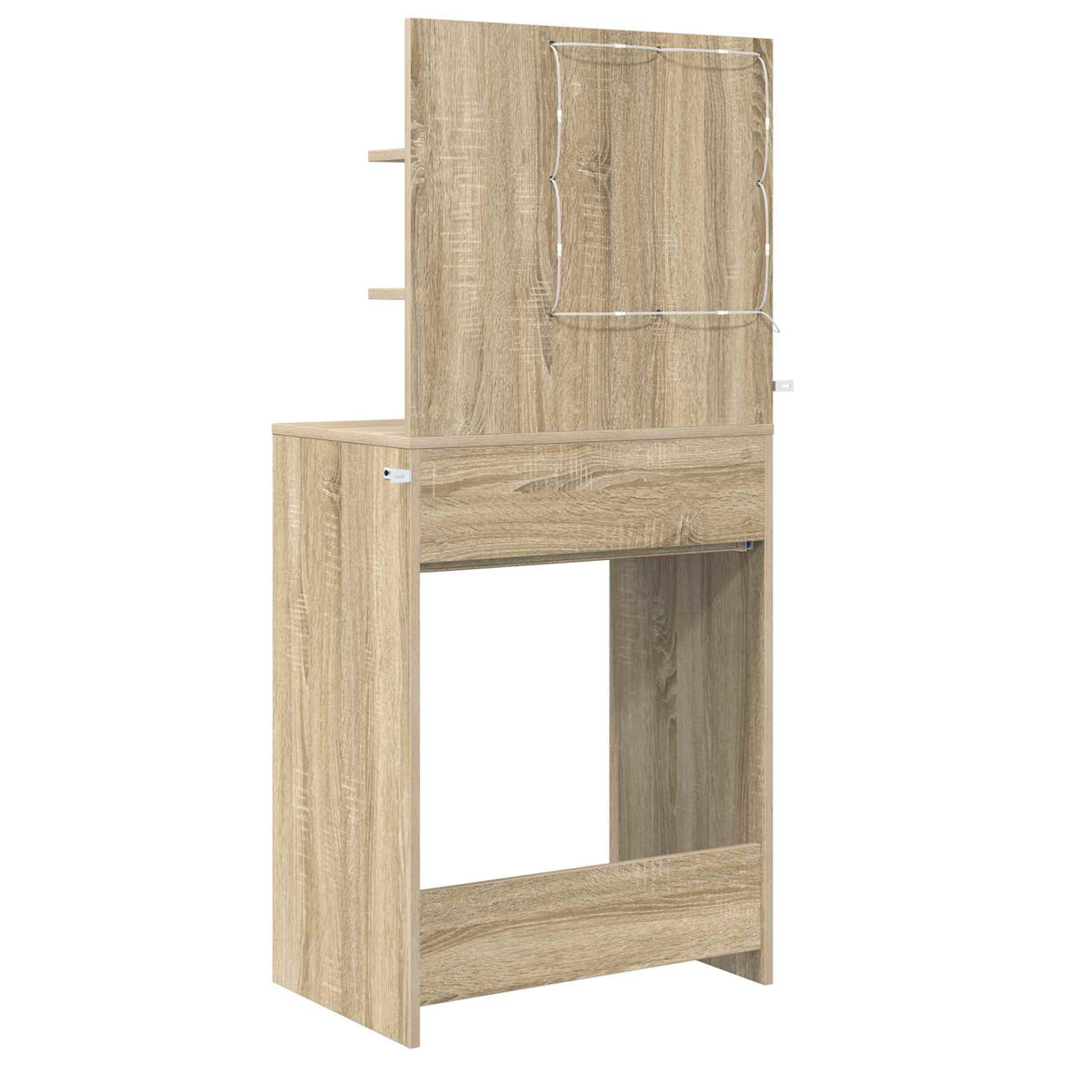 Soveværelsessminkeborde Sonoma-eg 60 x 39,5 x 135 cm