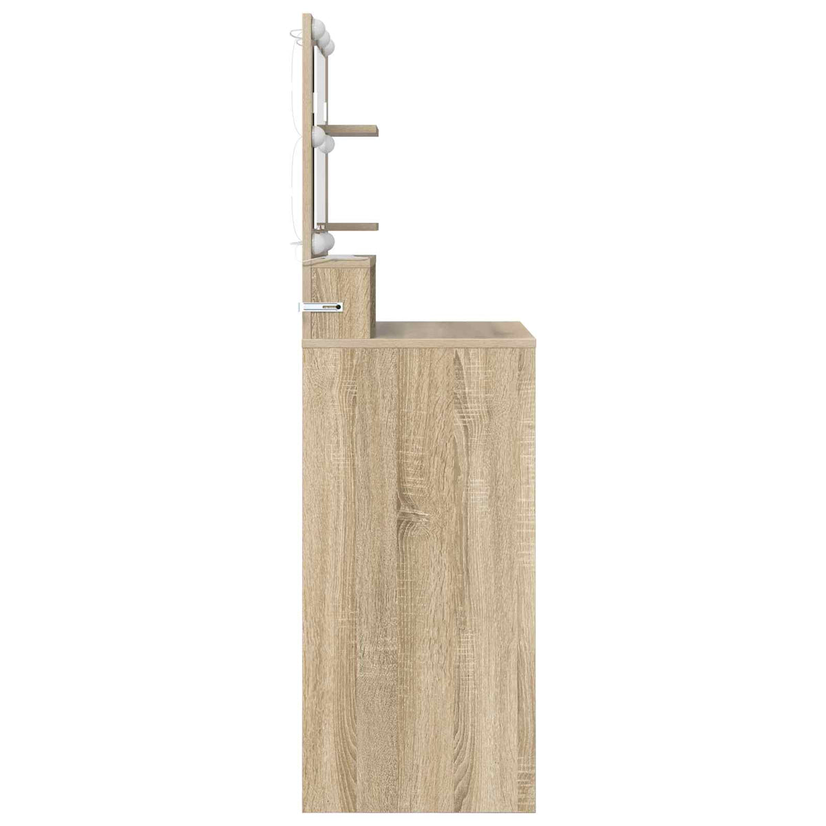 Soveværelsessminkeborde Sonoma-eg 60 x 39,5 x 135 cm