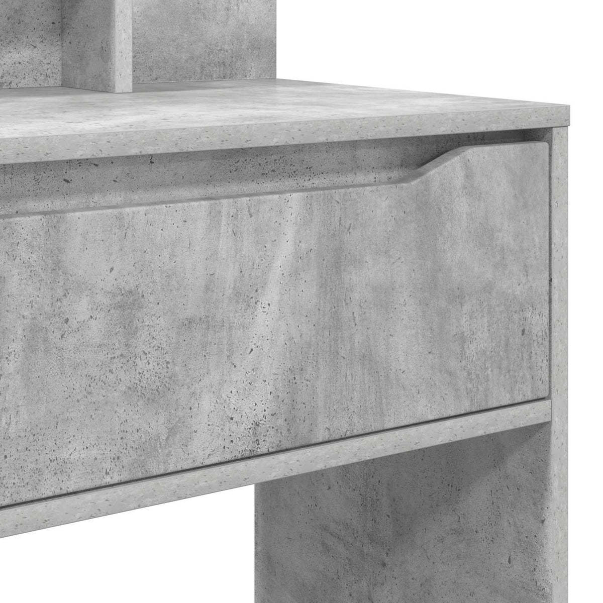 Soveværelsessminkeborde Beton Grå 80 x 39,6 x 135 cm