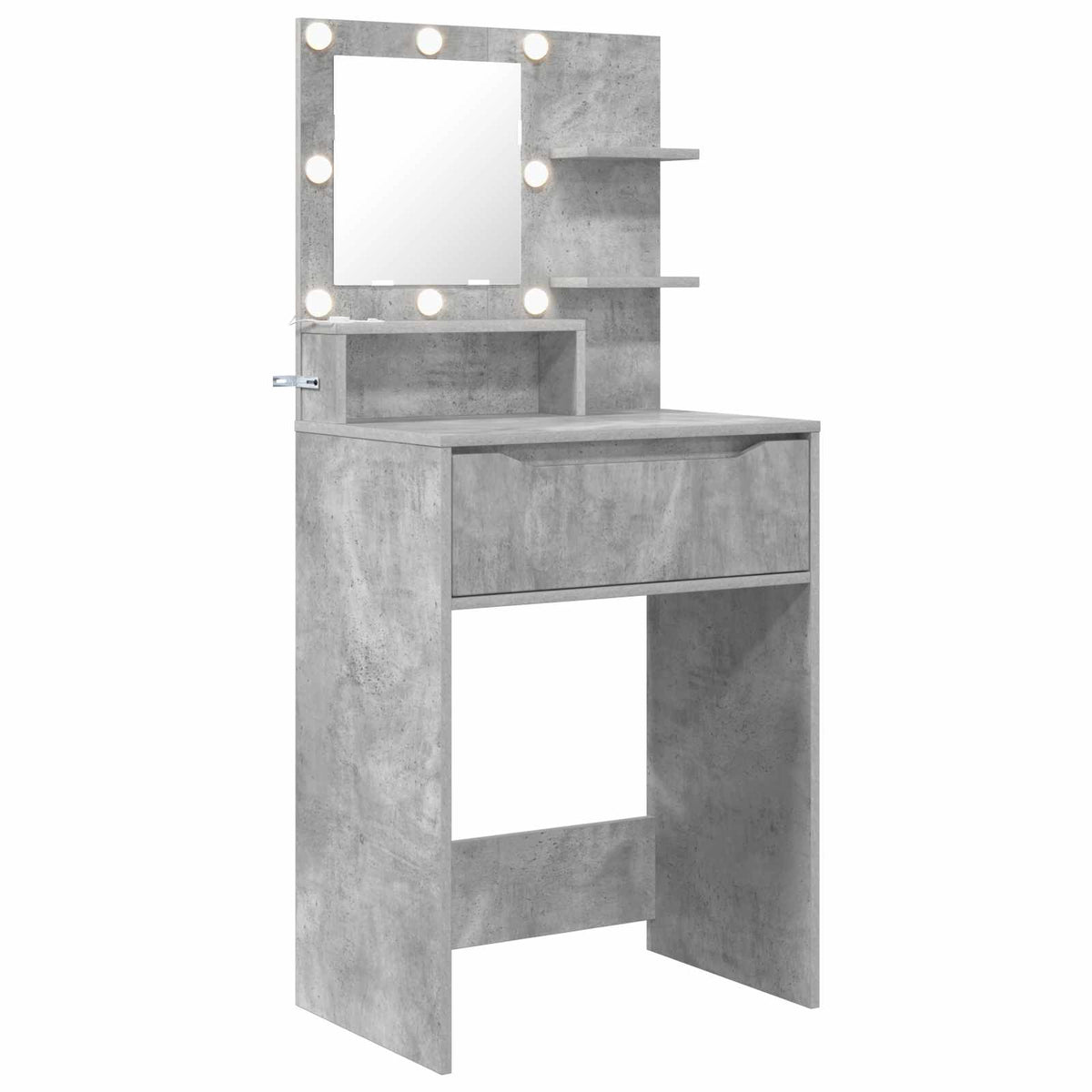 Soveværelsessminkeborde Beton Grå 80 x 39,6 x 135 cm