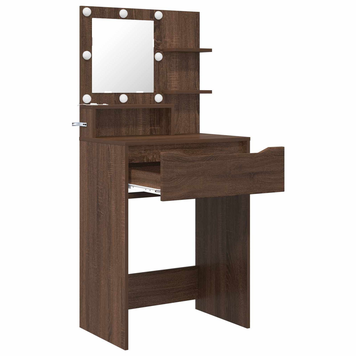 Soveværelsessminkeborde Brun eg 80 x 39,6 x 135 cm
