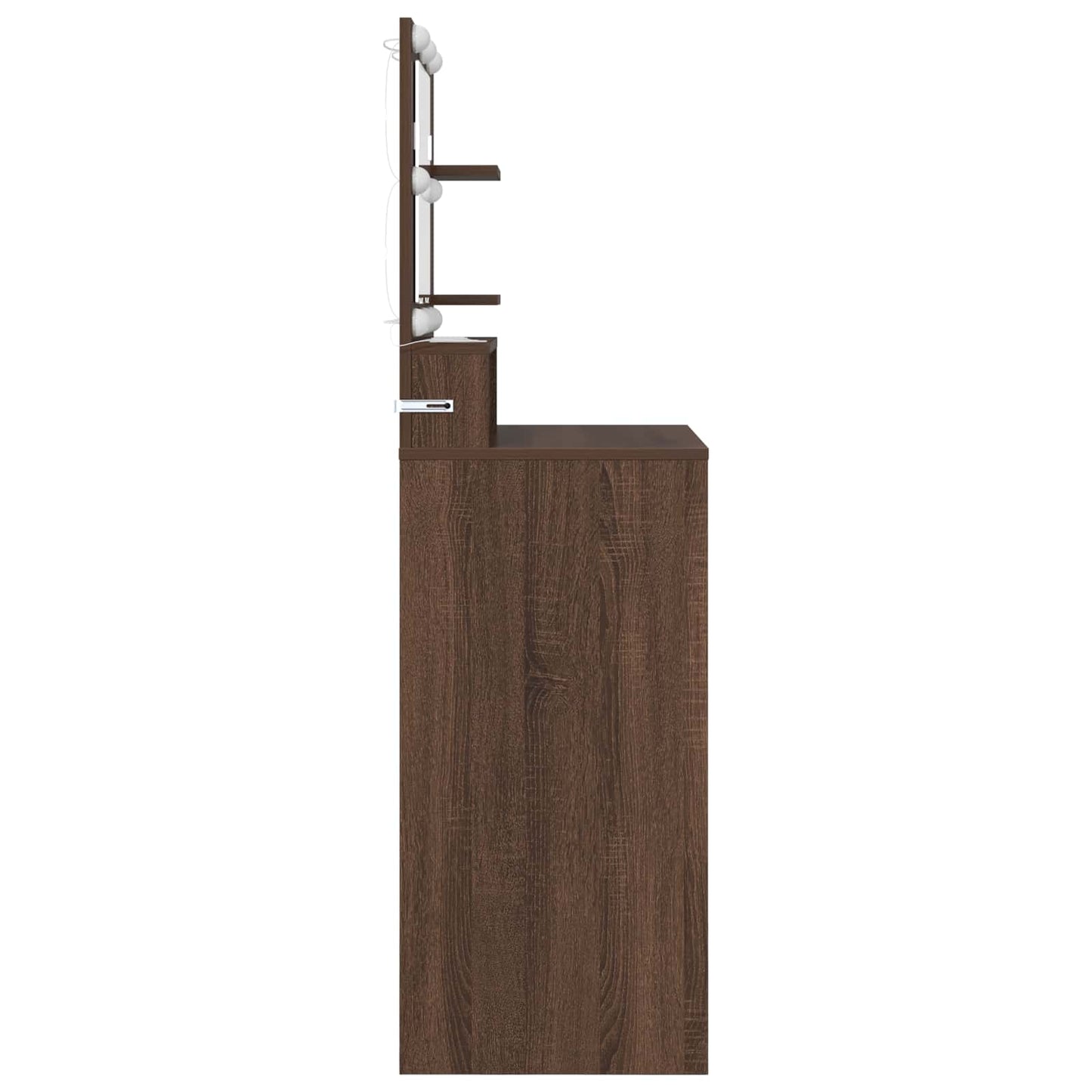 Soveværelsessminkeborde Brun eg 80 x 39,6 x 135 cm