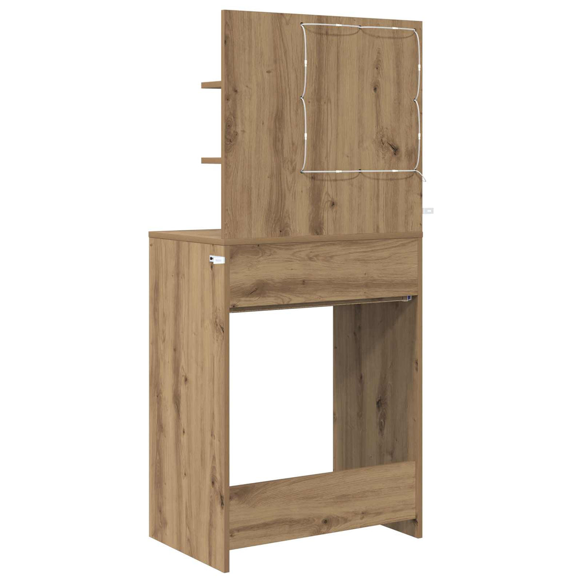 Soveværelsessminkeborde Artisan-eg 60 x 39,5 x 135 cm