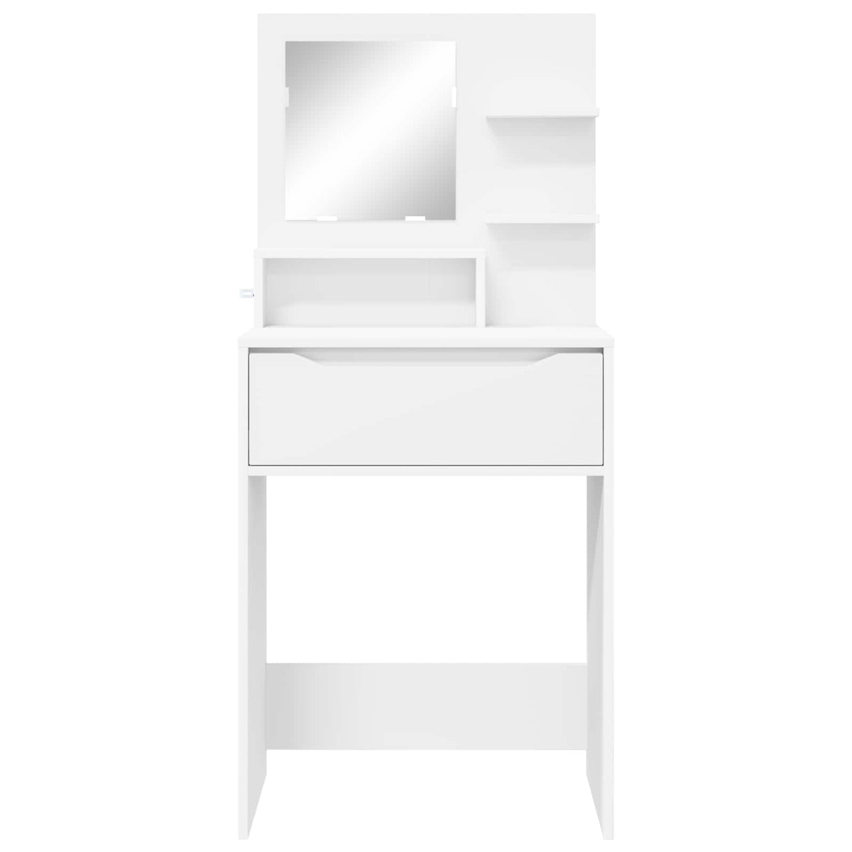Soveværelsessminkeborde Hvid 60 x 39,5 x 135 cm Konstrueret træ