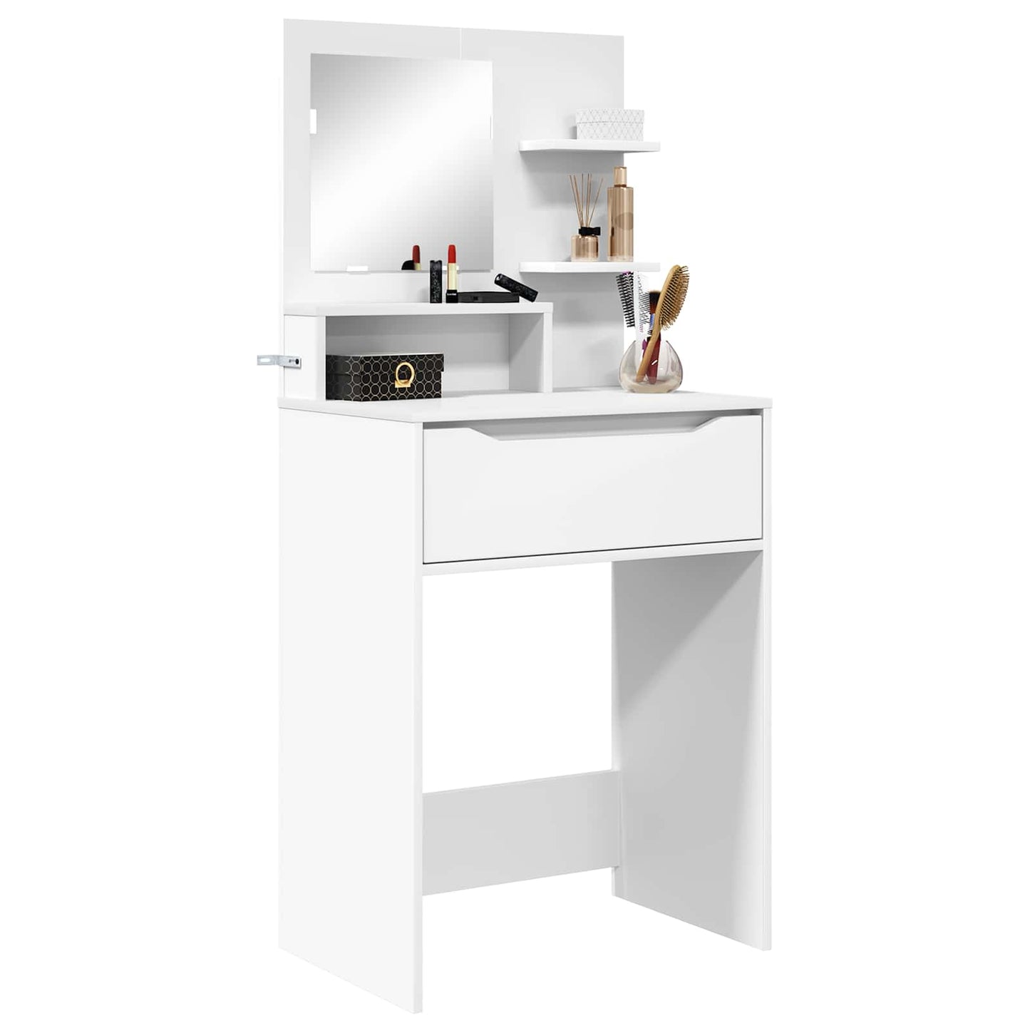 Soveværelsessminkeborde Hvid 60 x 39,5 x 135 cm Konstrueret træ