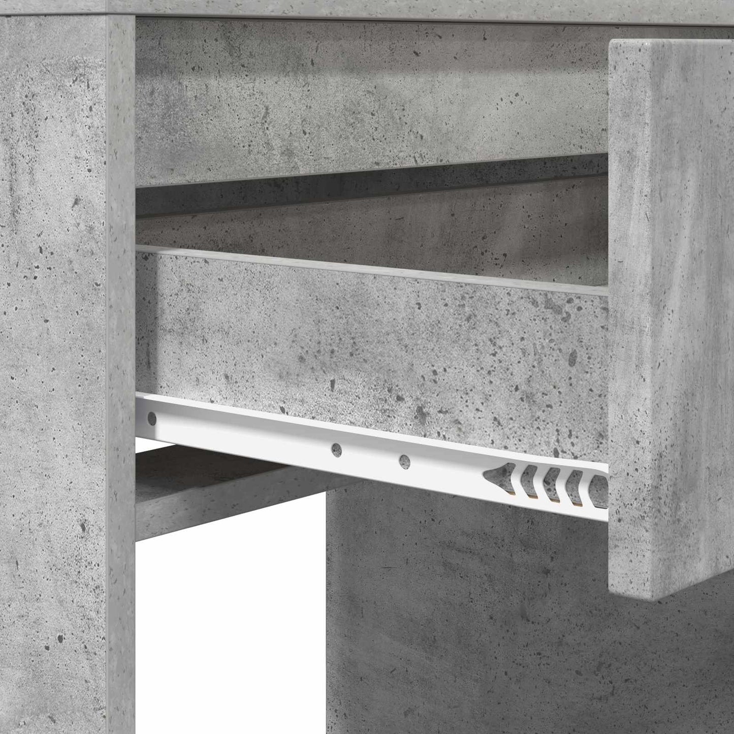 Soveværelsessminkeborde Beton Grå 80 x 39,6 x 135 cm