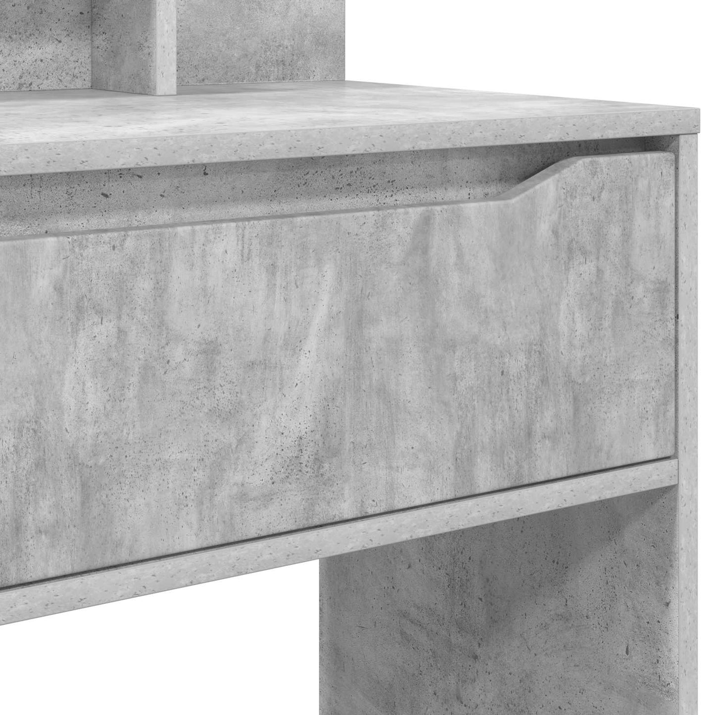 Soveværelsessminkeborde Beton Grå 80 x 39,6 x 135 cm