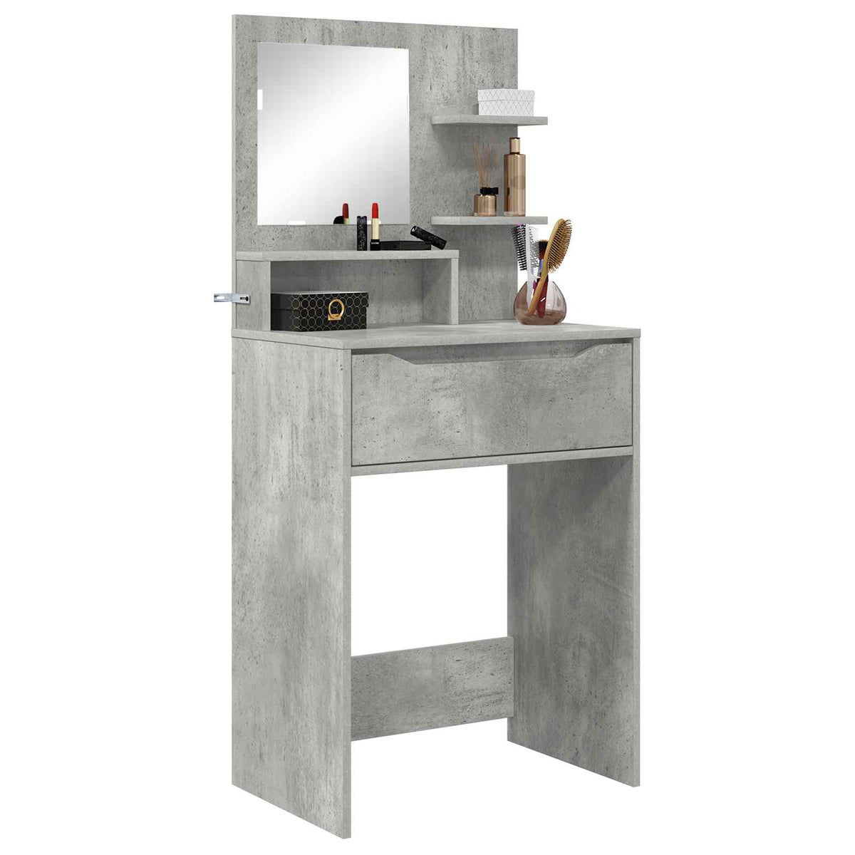 Soveværelsessminkeborde Beton Grå 80 x 39,6 x 135 cm