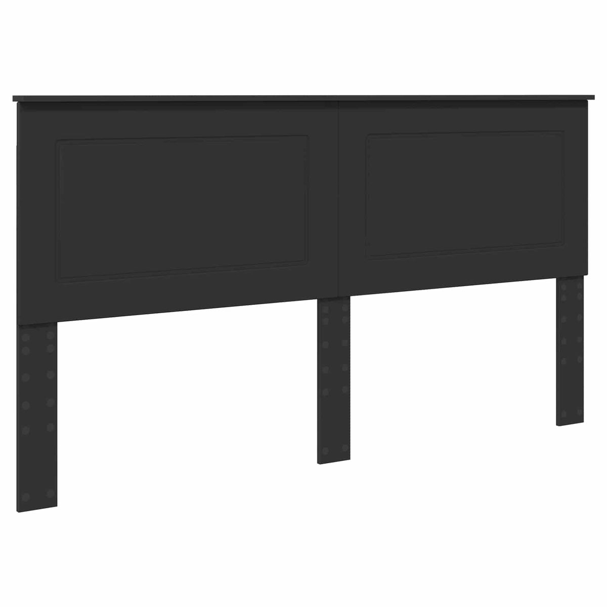Hovedgærde Sort Eg 100 cm Konstrueret træ