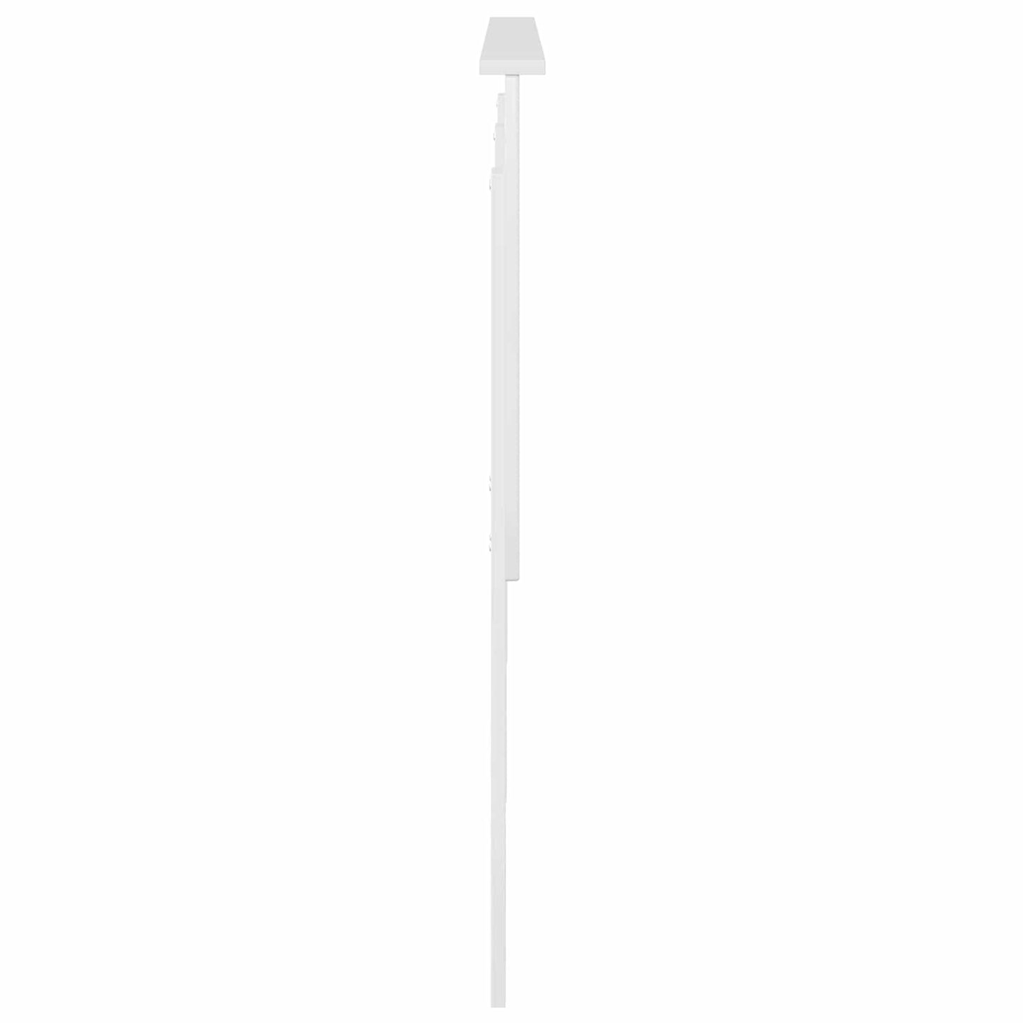 Hovedgærde Gloss Hvid 100 cm Konstrueret træ