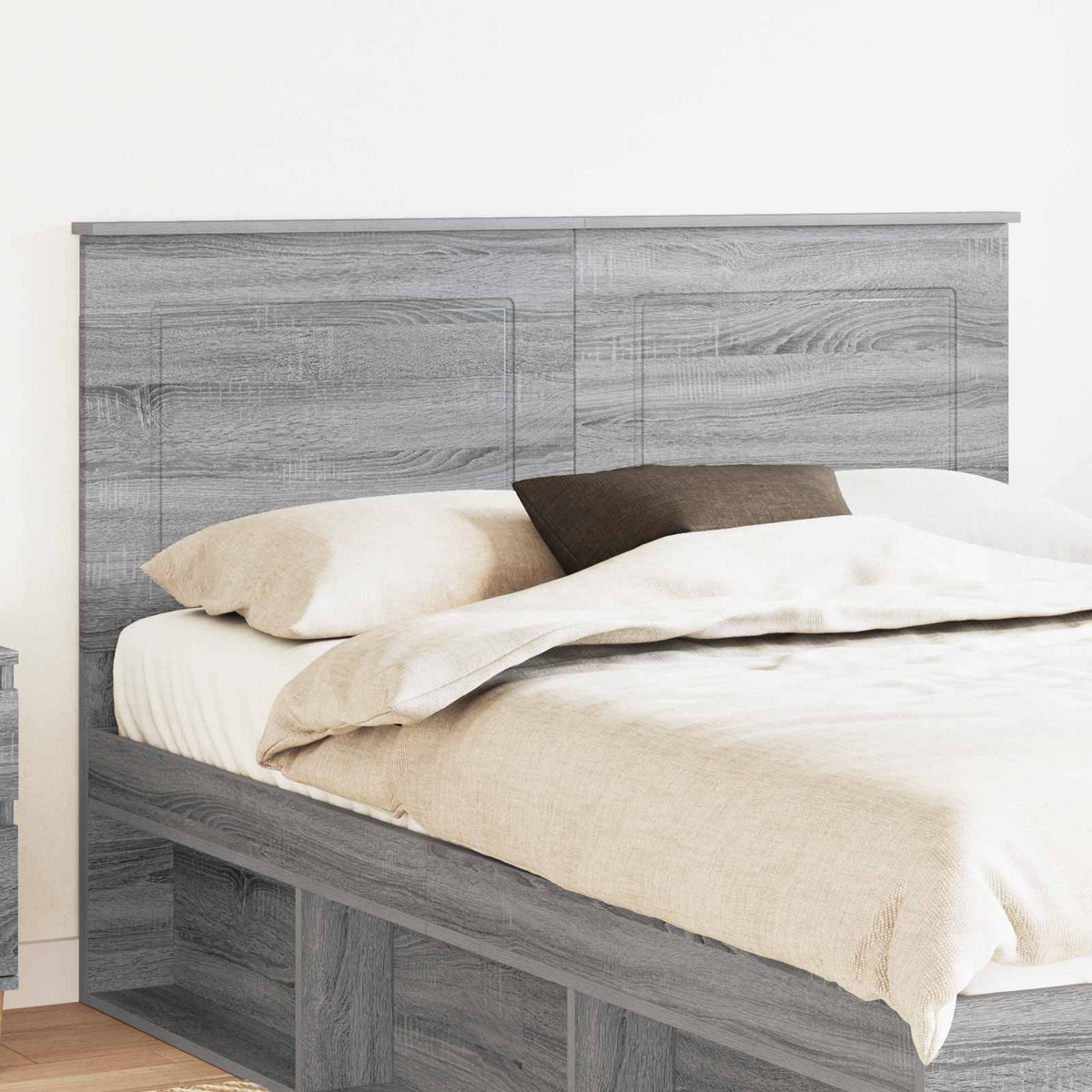 Hovedgærde Grå Sonoma 100 cm Konstrueret træ