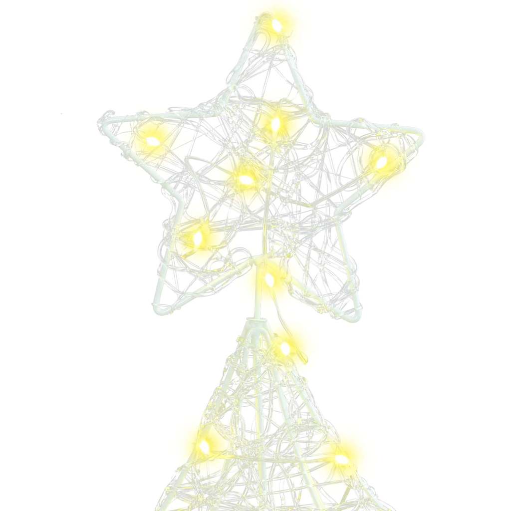 Juletræ 160 LED'er Varm hvid 150 cm Akryl