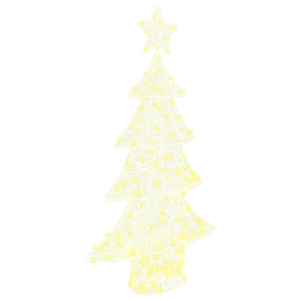 Juletræ 160 LED'er Varm hvid 150 cm Akryl