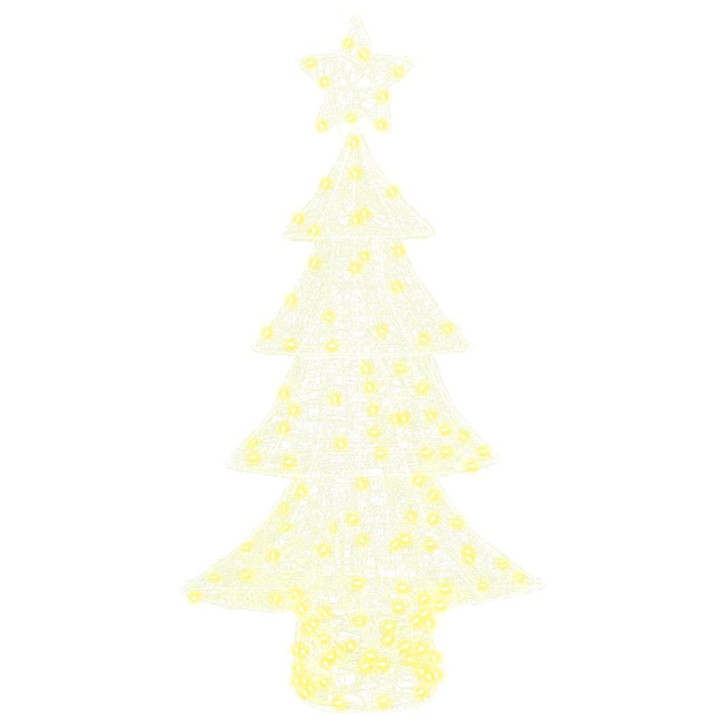 Juletræ 160 LED'er Varm hvid 150 cm Akryl