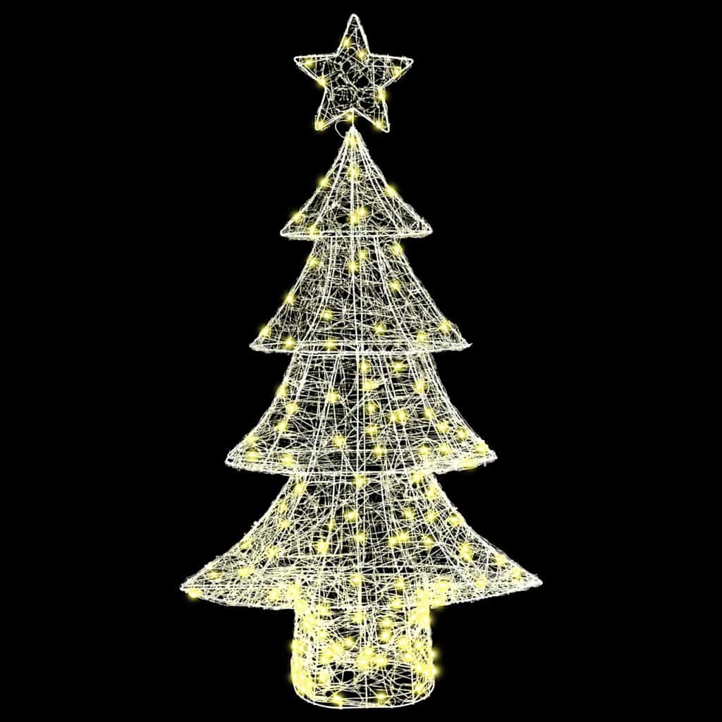 Juletræ 160 LED'er Varm hvid 150 cm Akryl