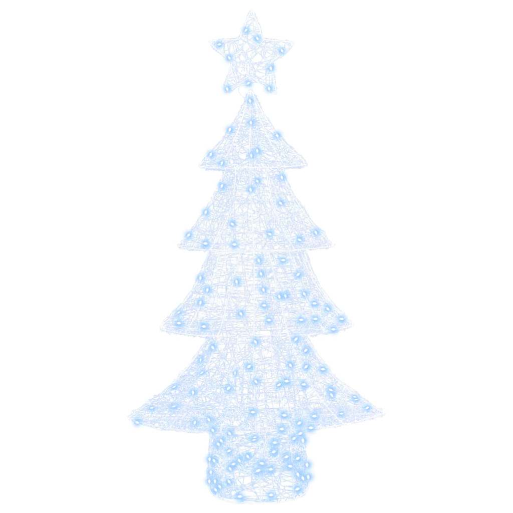 Juletræ 160 LED'er Kold hvid 150 cm Akryl