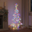 Juletræ 160 LED'er Flerfarvet 150 cm Akryl