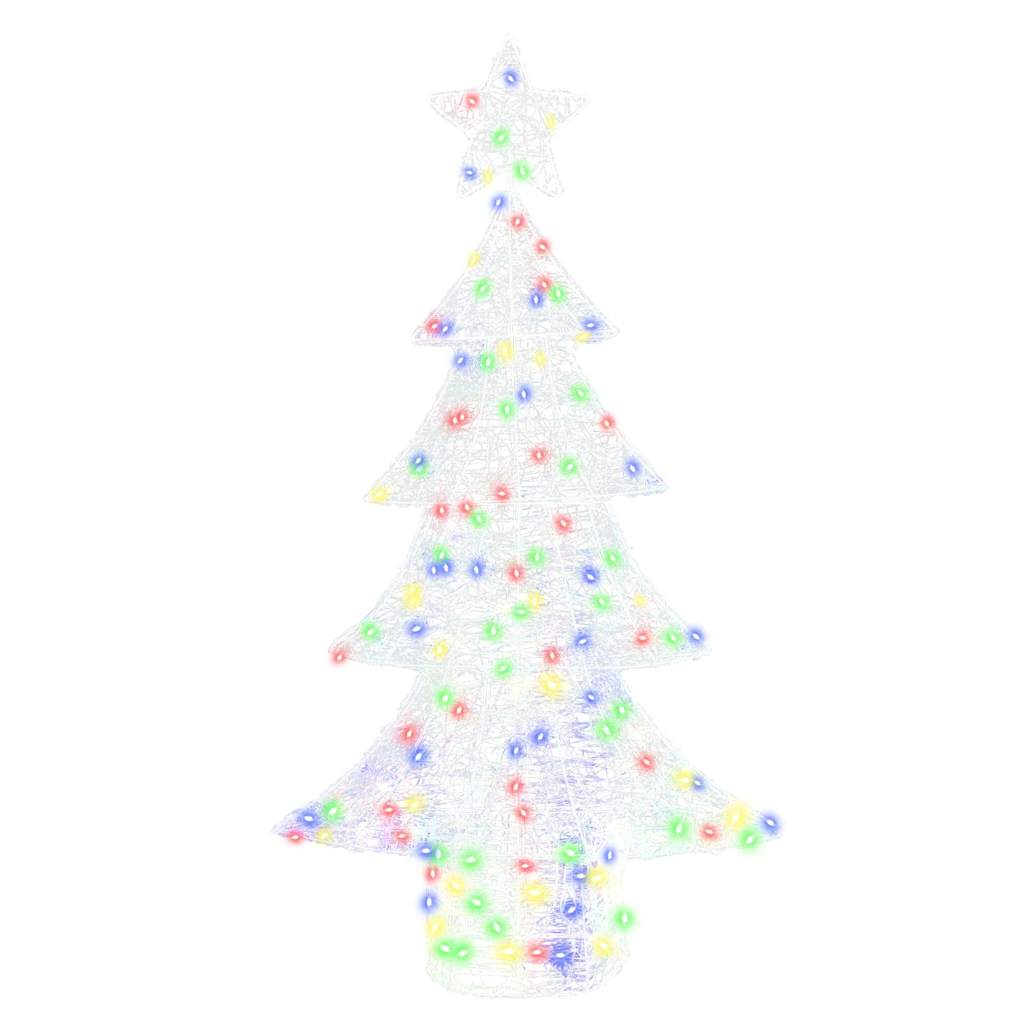 Juletræ 160 LED'er Flerfarvet 150 cm Akryl