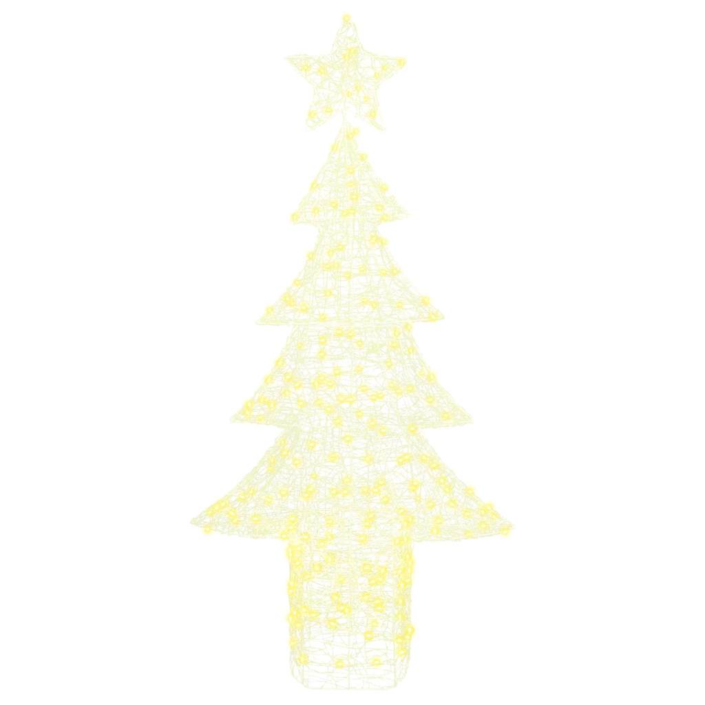 Juletræ 240 LED'er Varm hvid 150 cm Akryl
