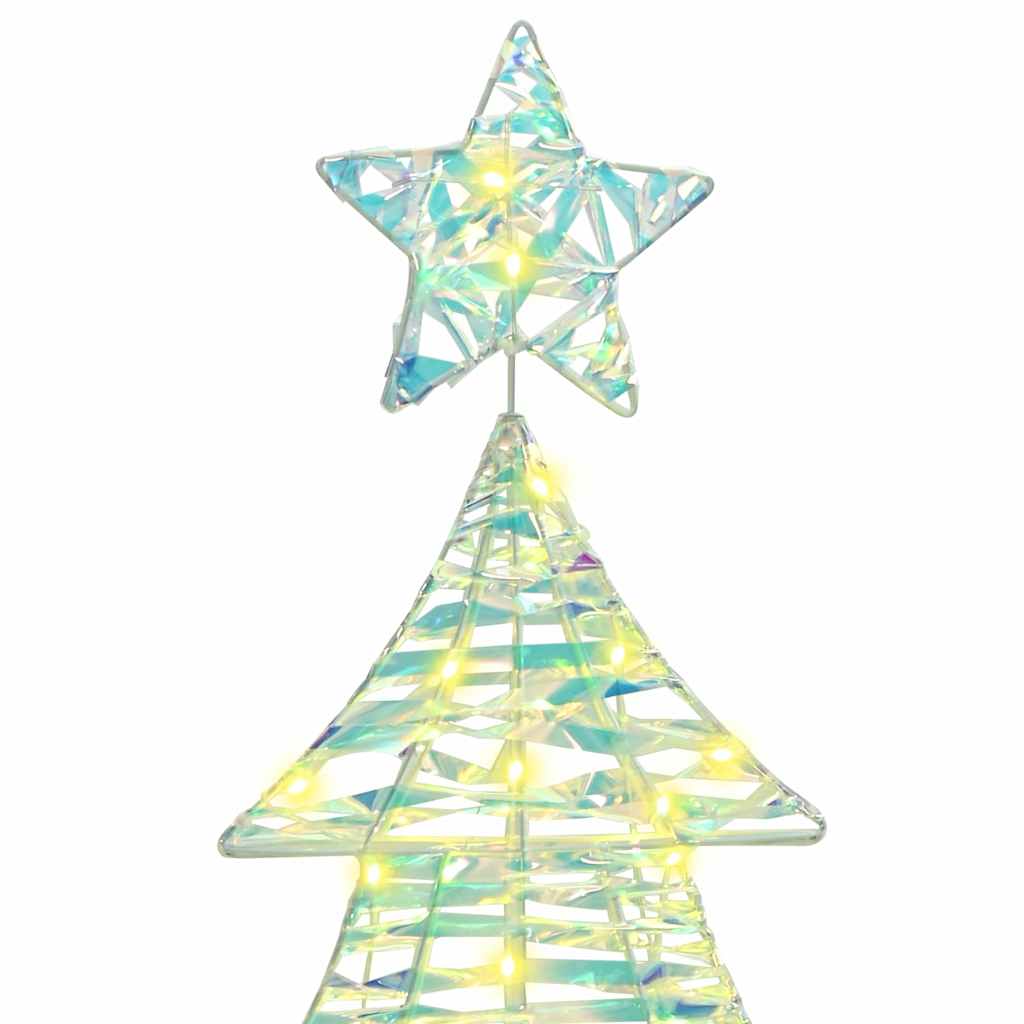 Juletræ 120 LED'er Varm hvid 120,5 cm PET