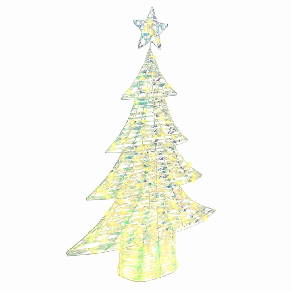 Juletræ 120 LED'er Varm hvid 120,5 cm PET